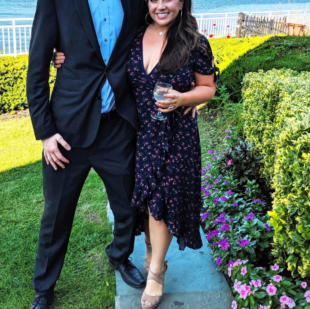 Floral Wrap Dress